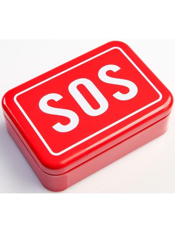 Набор для выживания 4в1 (фонарь, карта для выживания, паракорд, компас)