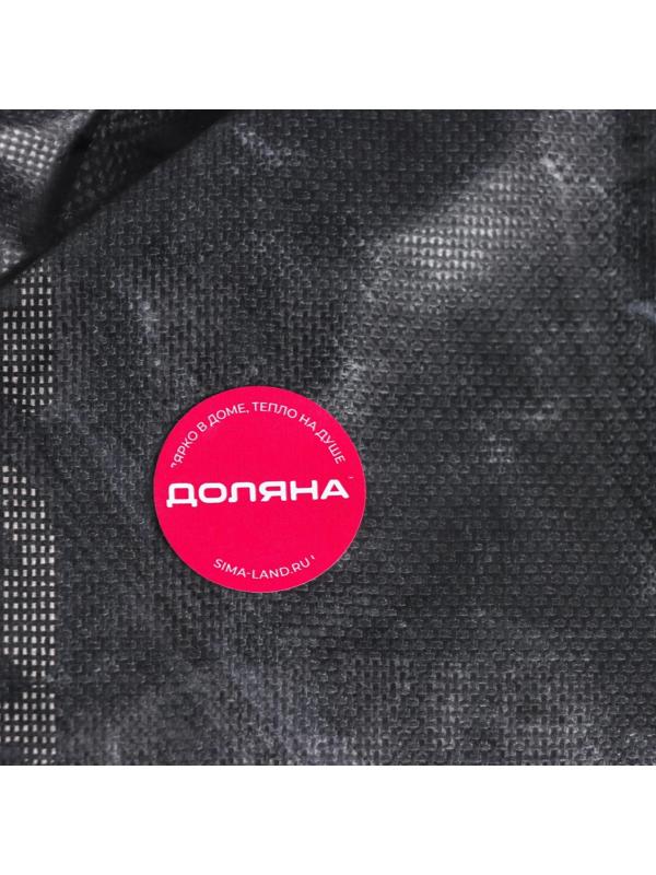 Корзина для белья прямоугольная Доляна «Модерн», 41×33,5×46,5 см, цвет чёрный