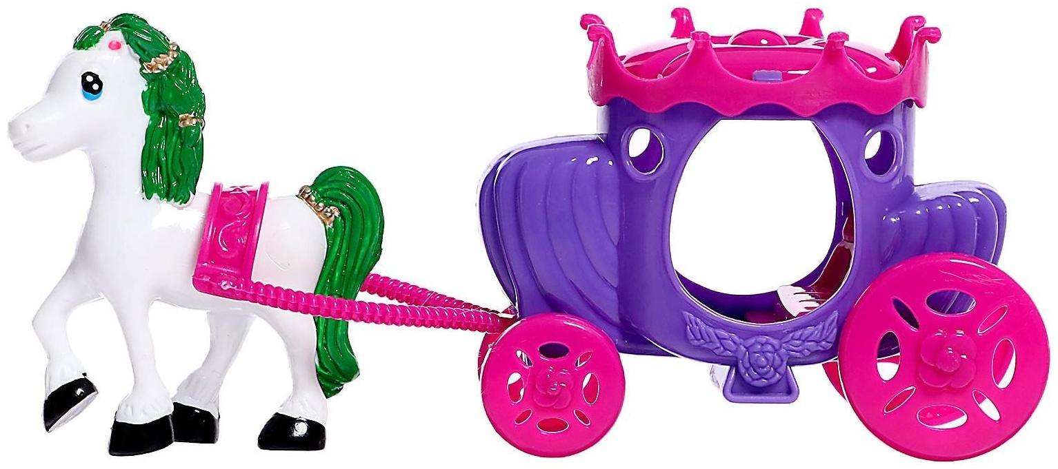 Замок для кукол, с фигурками, свет, звук, с аксессуарами