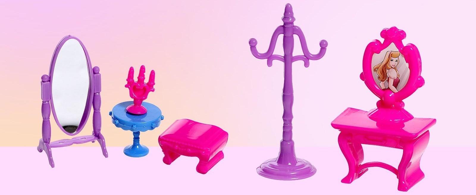 Замок для кукол, с фигурками, свет, звук, с аксессуарами