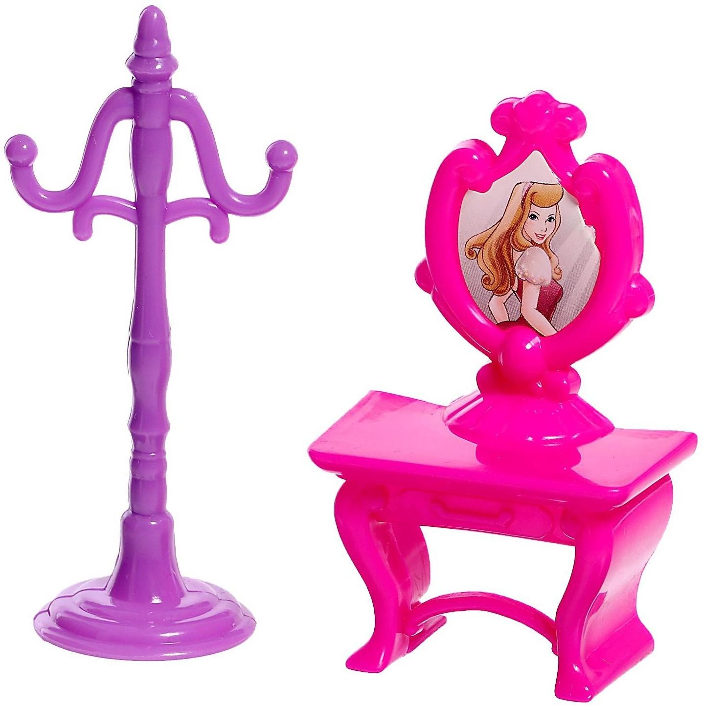 Замок для кукол, с фигурками, свет, звук, с аксессуарами