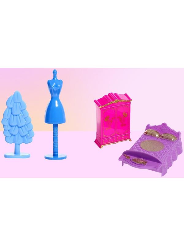 Замок для кукол, с фигурками, свет, звук, с аксессуарами