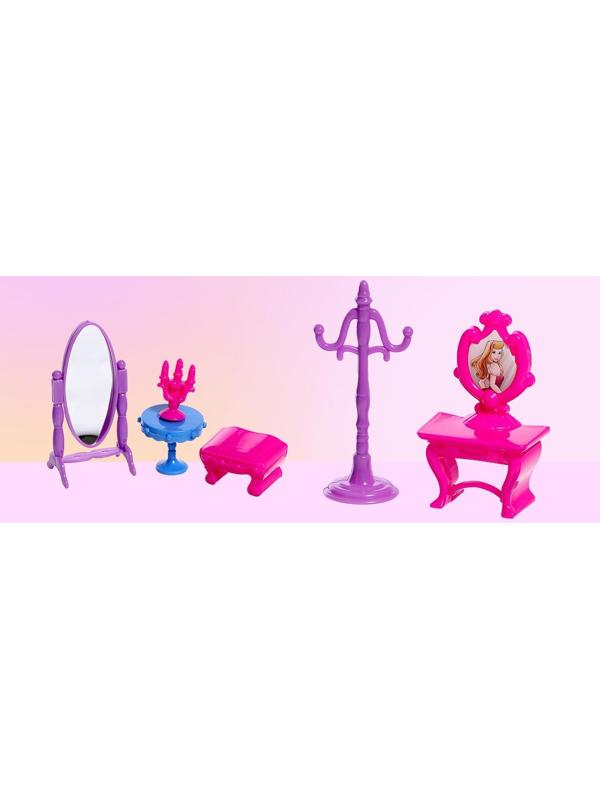 Замок для кукол, с фигурками, свет, звук, с аксессуарами