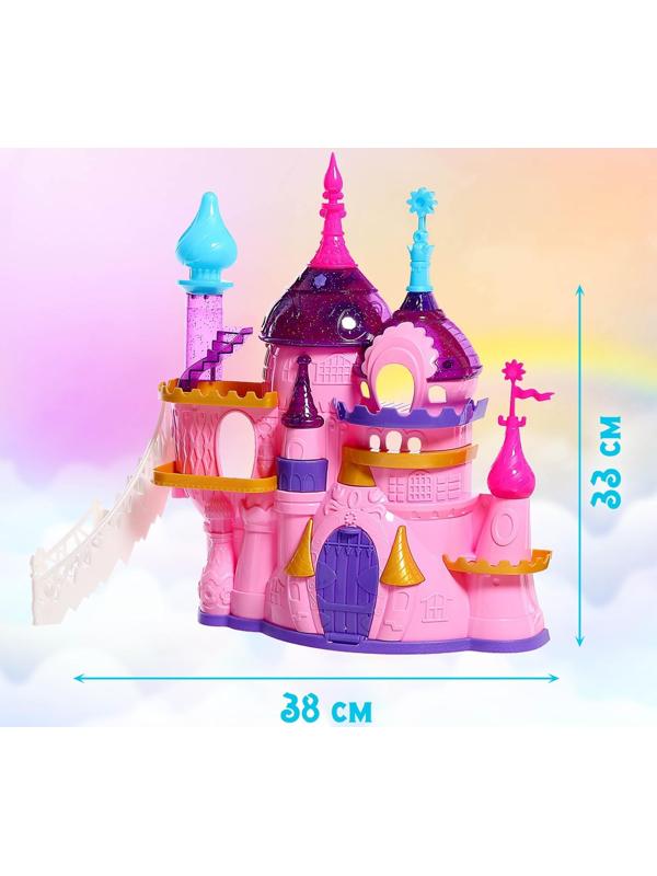 Замок для кукол, с фигурками, свет, звук, с аксессуарами