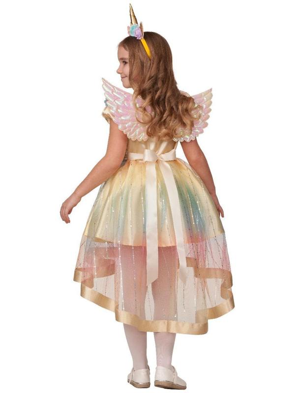Карнавальный костюм «Единорожка», платье, головной убор, р. 28, рост 110 см