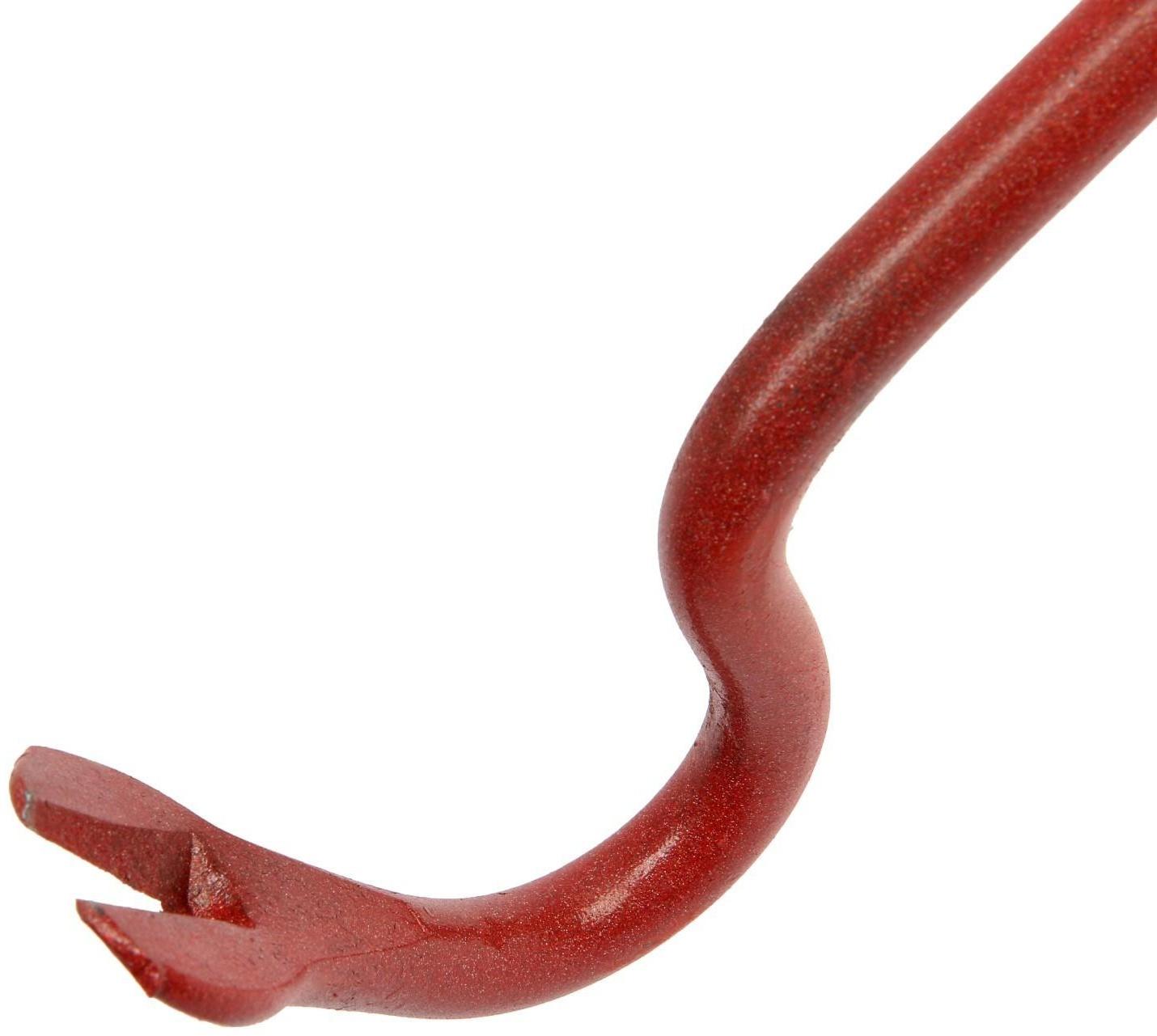 Лом-гвоздодер ЛОМ, круглый профиль, d=15 мм, 400 мм