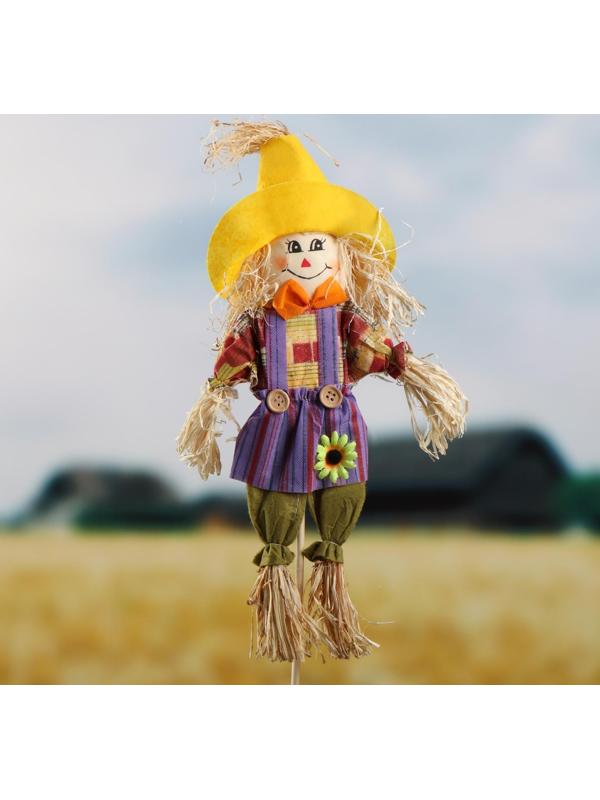 Огородное пугало, h = 80 см, МИКС
