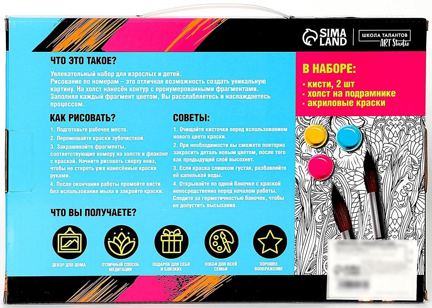 Картина по номерам на холсте с подрамником «Сиба-ину», 30х20 см