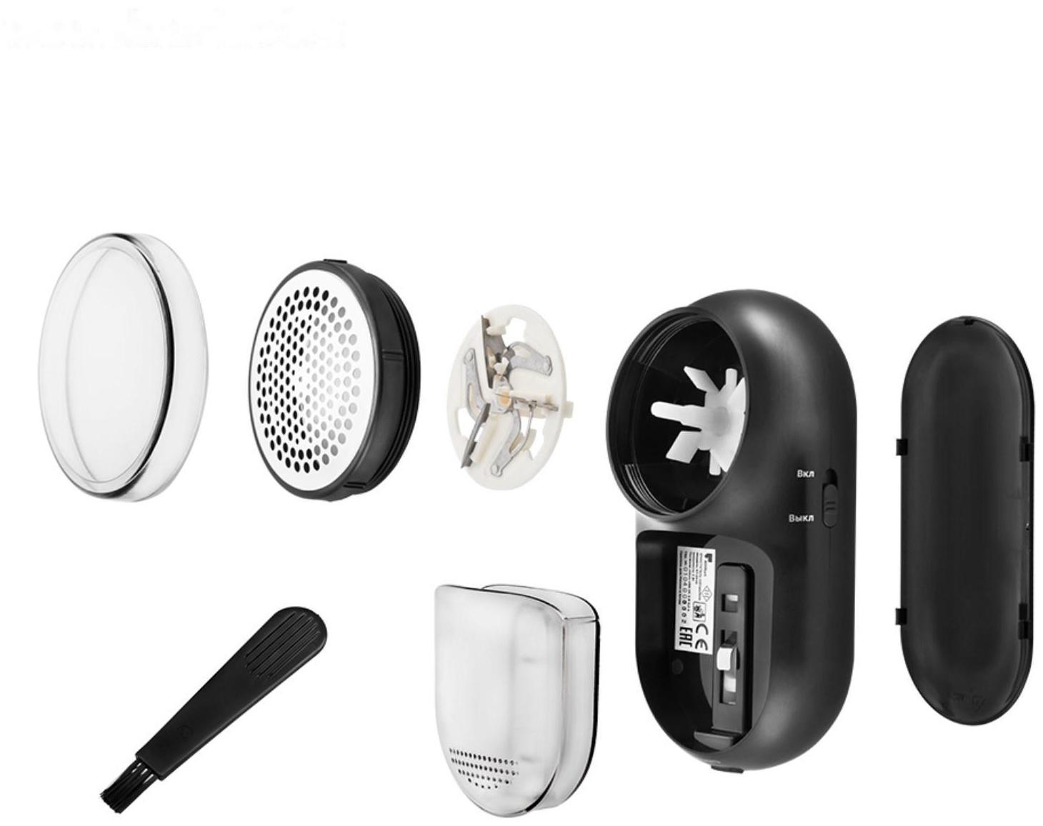 Машинка для удаления катышков Kitfort КТ-2040, 2 Вт, от АКБ, чёрная