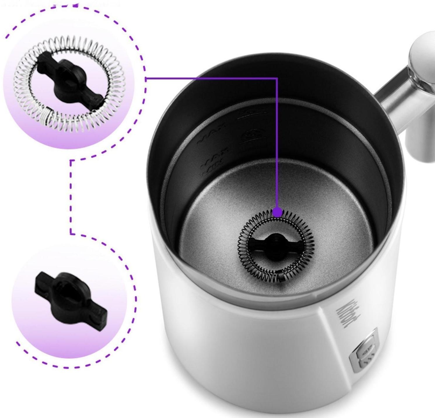 Капучинатор Kitfort КТ-751-2, 500 Вт, 0.3 л, 4 режима, белый