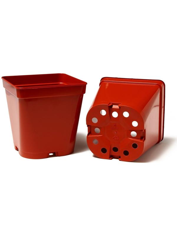 Горшок для рассады, 3 л, 16 × 16 × 16 см, терракотовый, Greengo