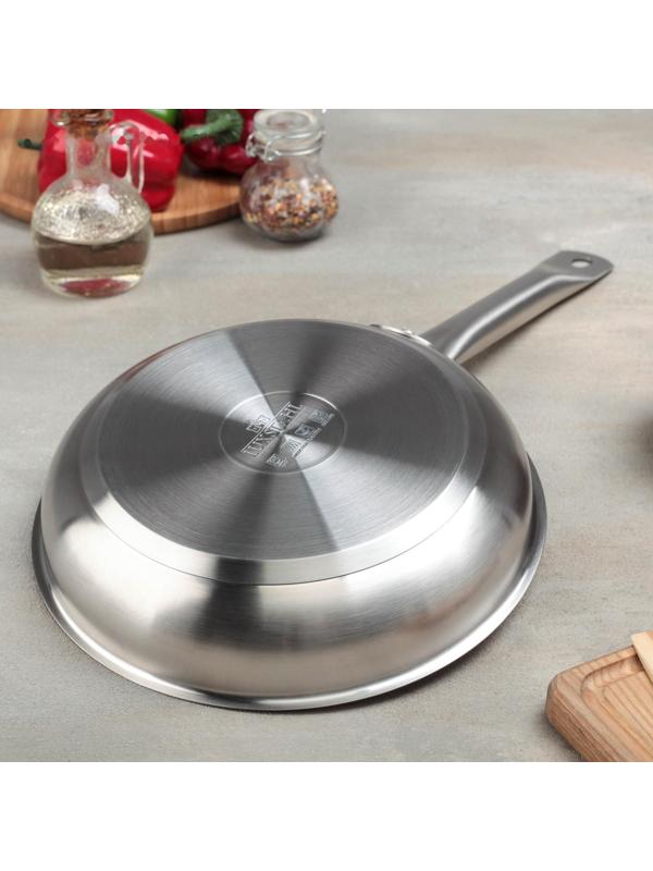 Сковорода, d=24 см, h=5 см, тройное дно, индукция