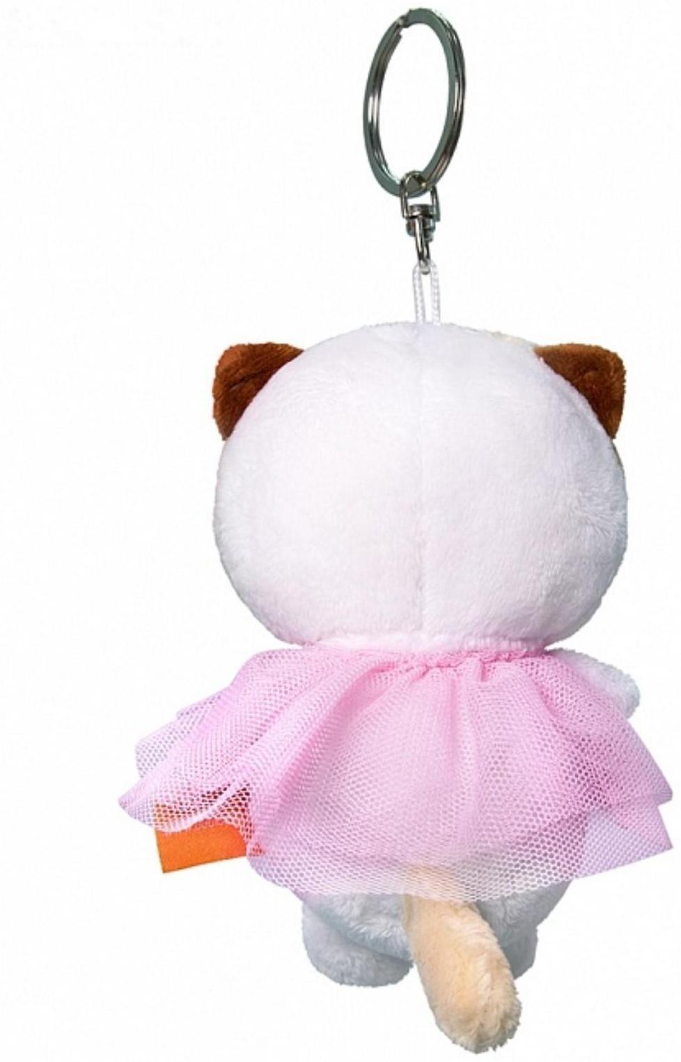 Мягкая игрушка-брелок «Кошечка Ли Ли в платье» 12 см