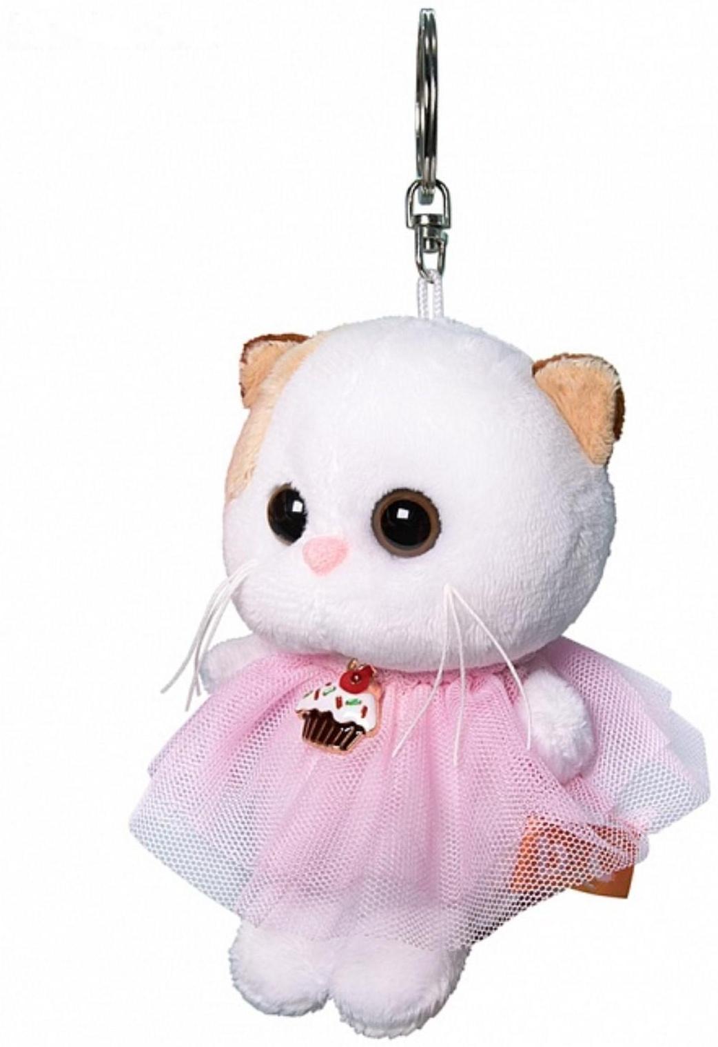 Мягкая игрушка-брелок «Кошечка Ли Ли в платье» 12 см