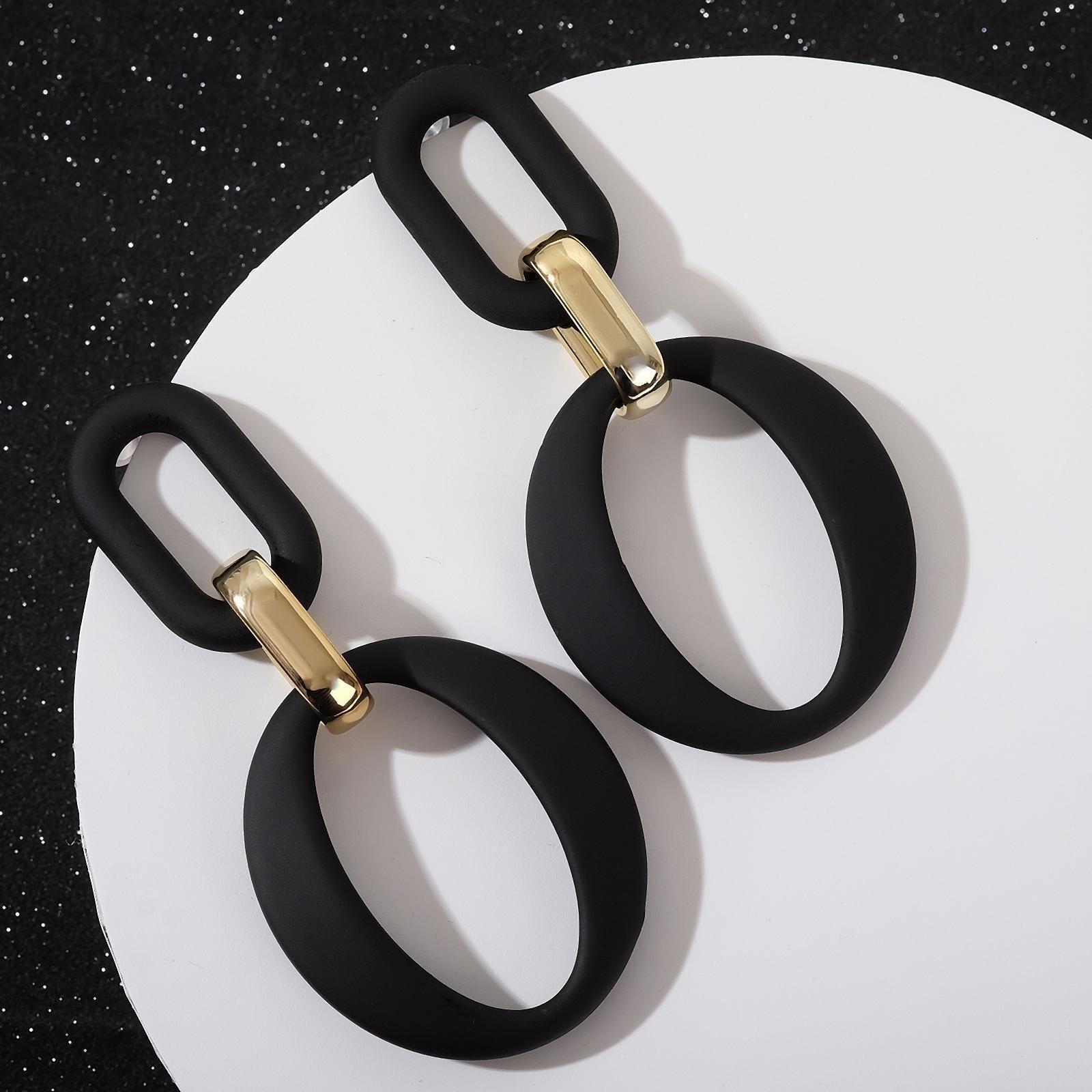 Серьги металл 