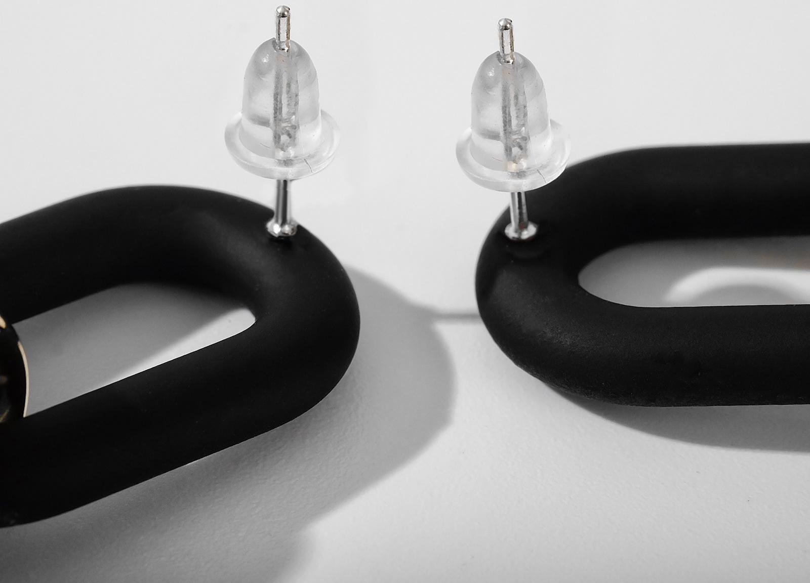 Серьги металл 