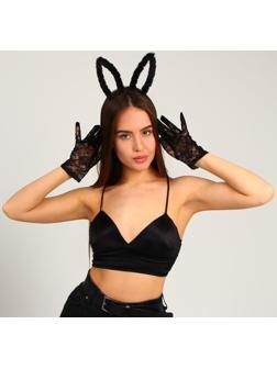 Карнавальный набор «Мисс грация», ободок, перчатки