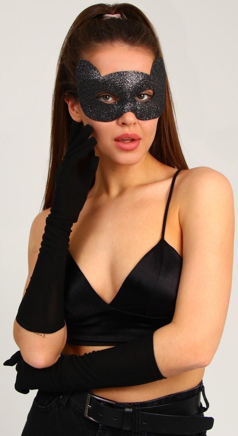 Карнавальный набор «Элегантная кошка», маска, перчатки