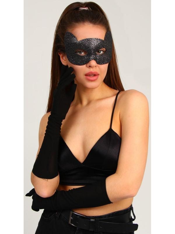 Карнавальный набор «Элегантная кошка», маска, перчатки