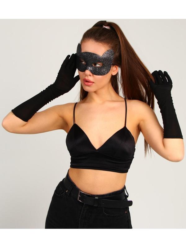 Карнавальный набор «Элегантная кошка», маска, перчатки