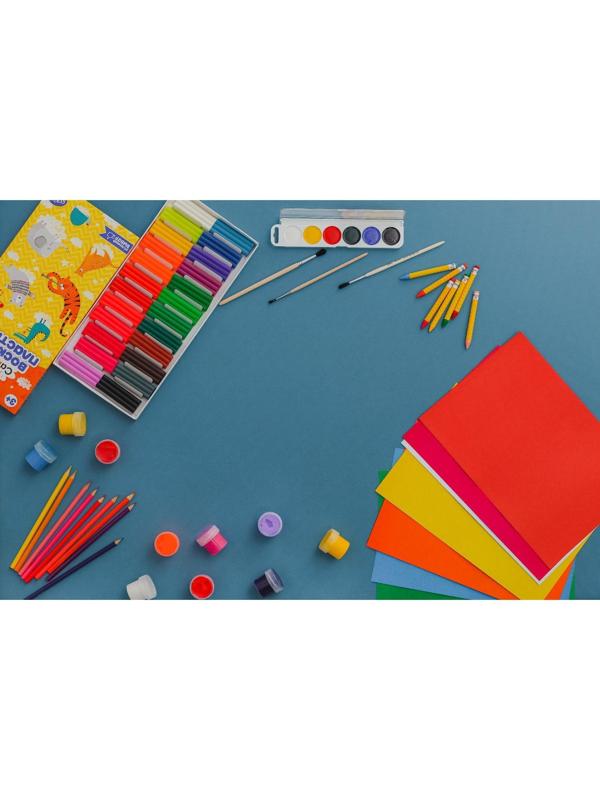 Пластилин мягкий (восковой) Calligrata, 24 цвета, 360 г