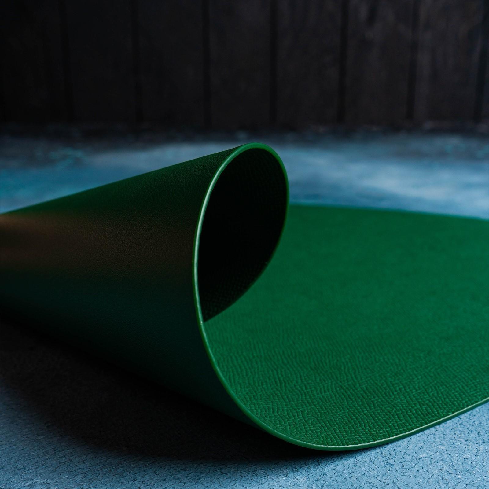 Салфетка сервировочная на стол «Тэм», 44×35,5 см, цвет зелёный