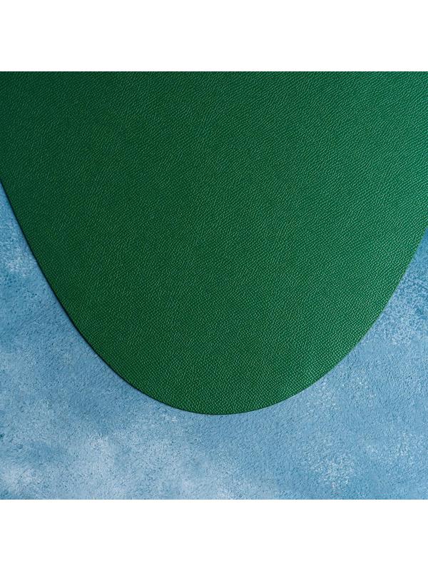 Салфетка сервировочная на стол «Тэм», 44×35,5 см, цвет зелёный