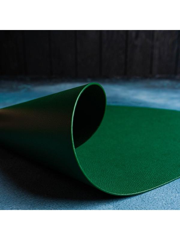 Салфетка сервировочная на стол «Тэм», 44×35,5 см, цвет зелёный