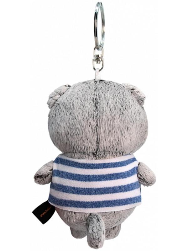 Мягкая игрушка-брелок «Басик в тельняшке» 12 см