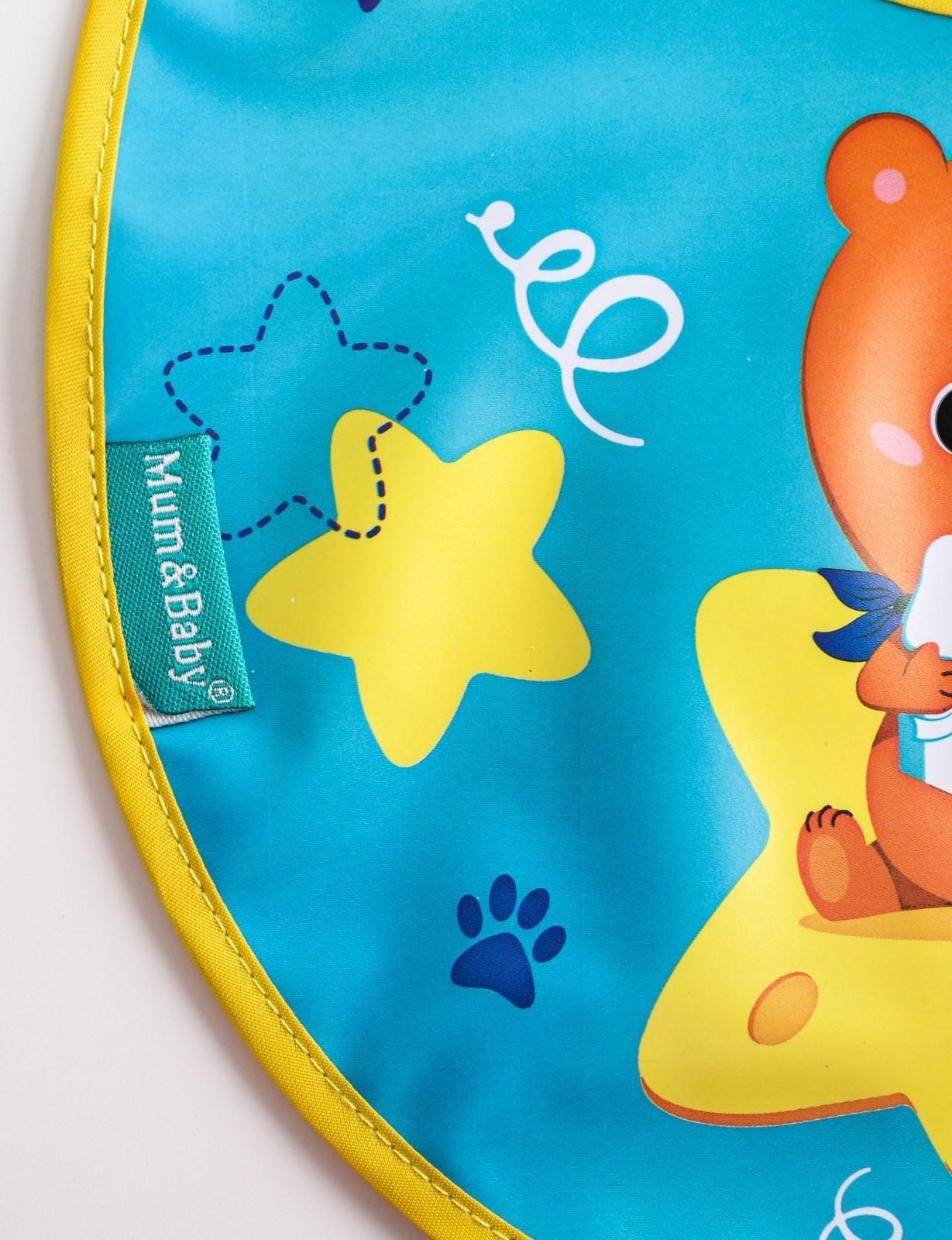 Нагрудник «Малыш» непромокаемый на завязках, виды МИКС