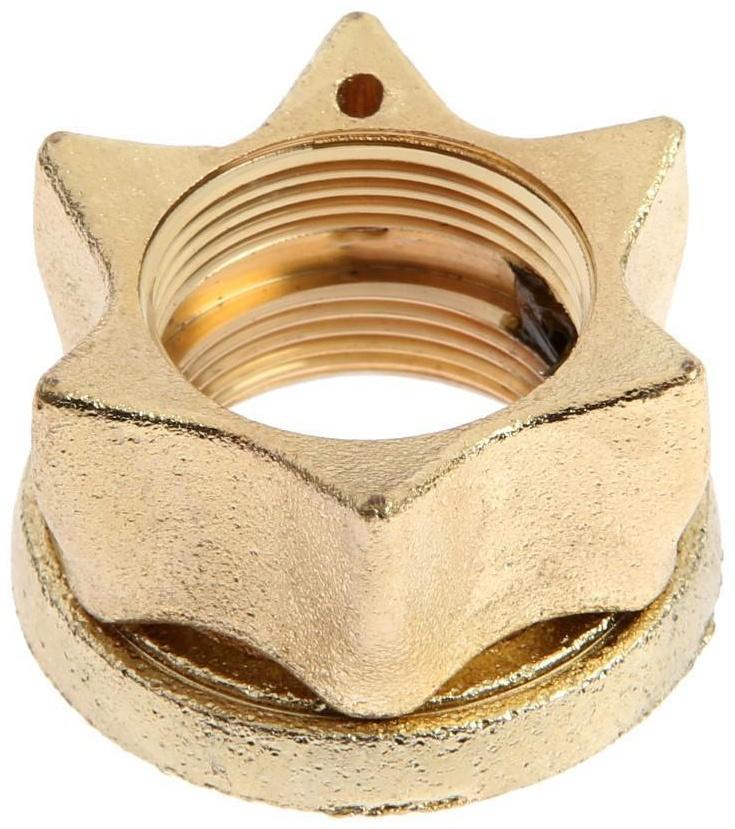 Гайка крепёжная Accoona A471-4, для установки смесителя на раковину/столешницу, М28 х 1,5