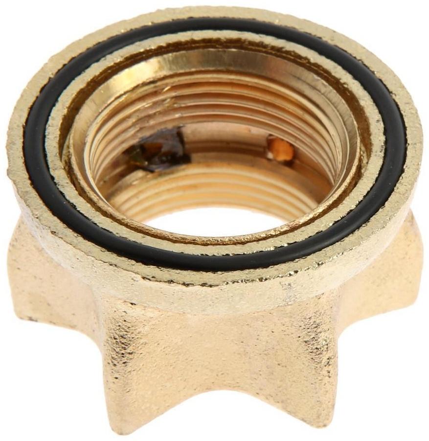 Гайка крепёжная Accoona A471-4, для установки смесителя на раковину/столешницу, М28 х 1,5