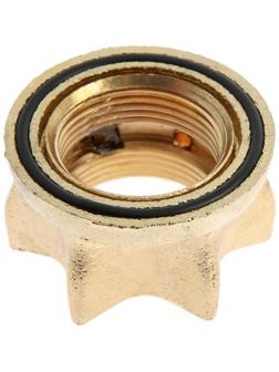 Гайка крепёжная Accoona A471-4, для установки смесителя на раковину/столешницу, М28 х 1,5