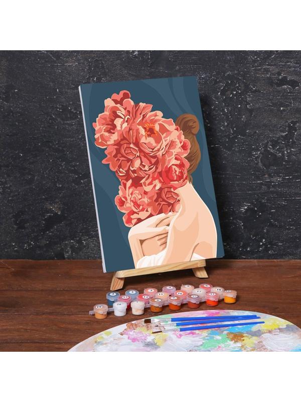 Картина по номерам на холсте с подрамником «Нежность» 20х30 см