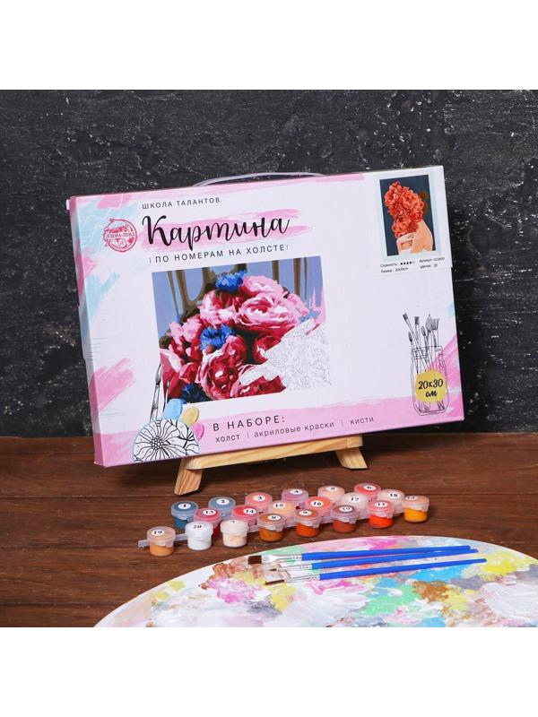 Картина по номерам на холсте с подрамником «Нежность» 20х30 см