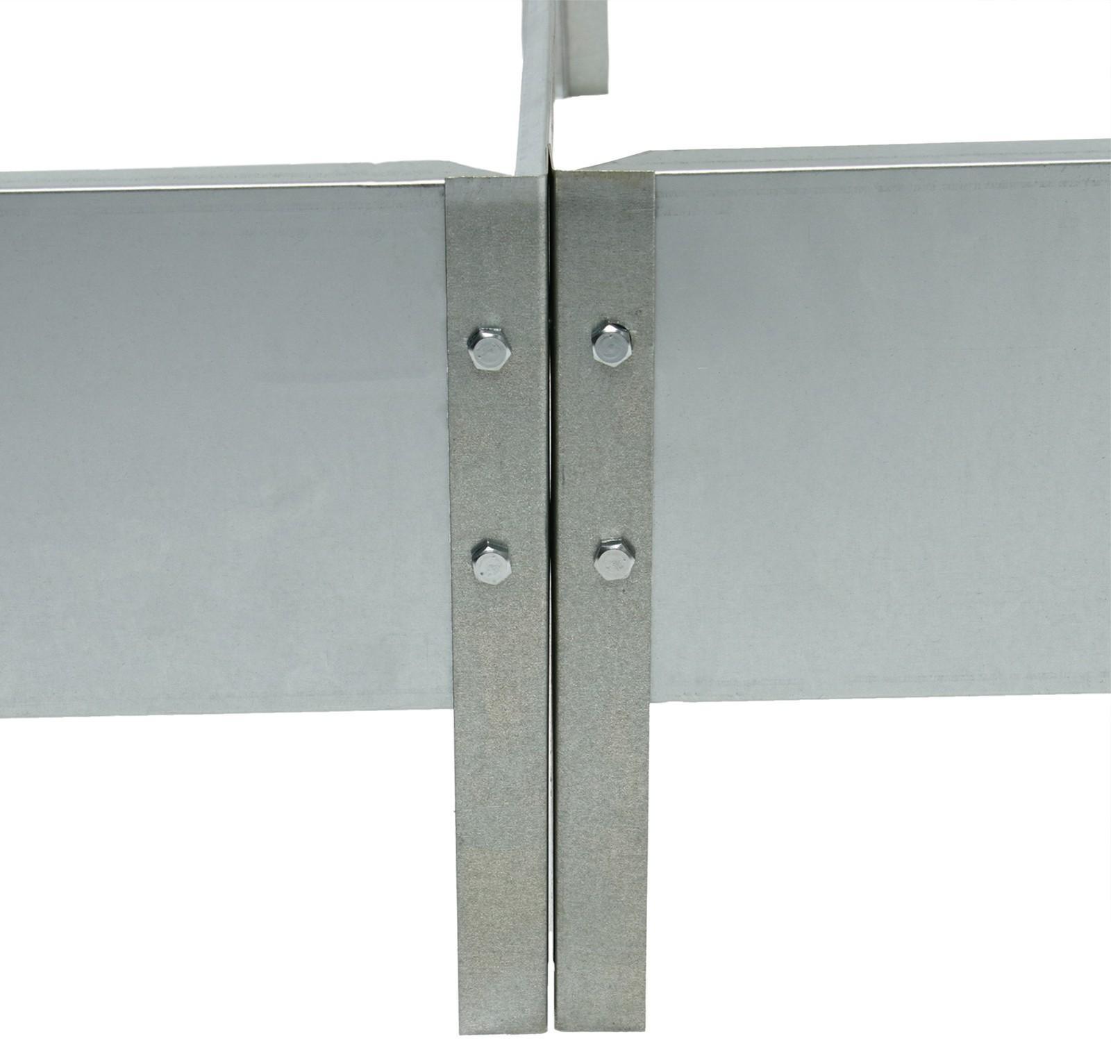 Грядка оцинкованная, 200 × 100 × 15 см, «Компакт-1», Greengo