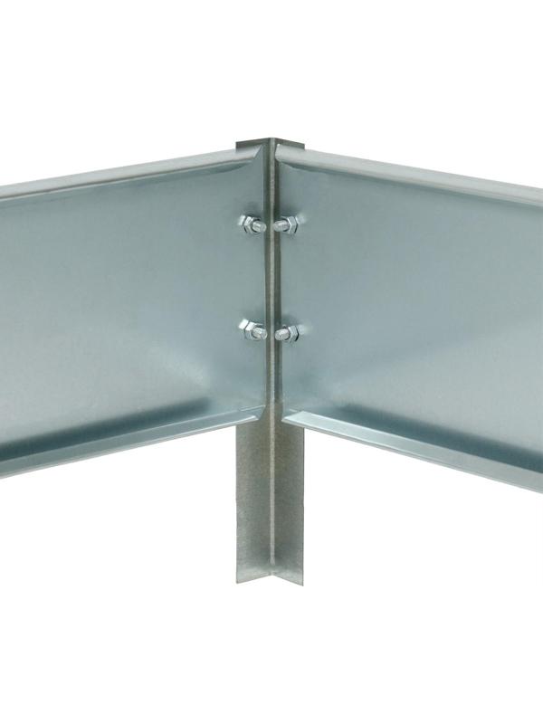 Грядка оцинкованная, 200 × 100 × 15 см, «Компакт-1», Greengo