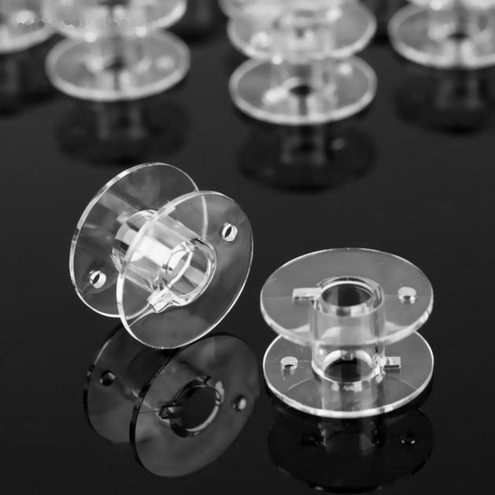 Набор шпулек в двустороннем контейнере, d = 20 мм, 25 шт, цвет прозрачный