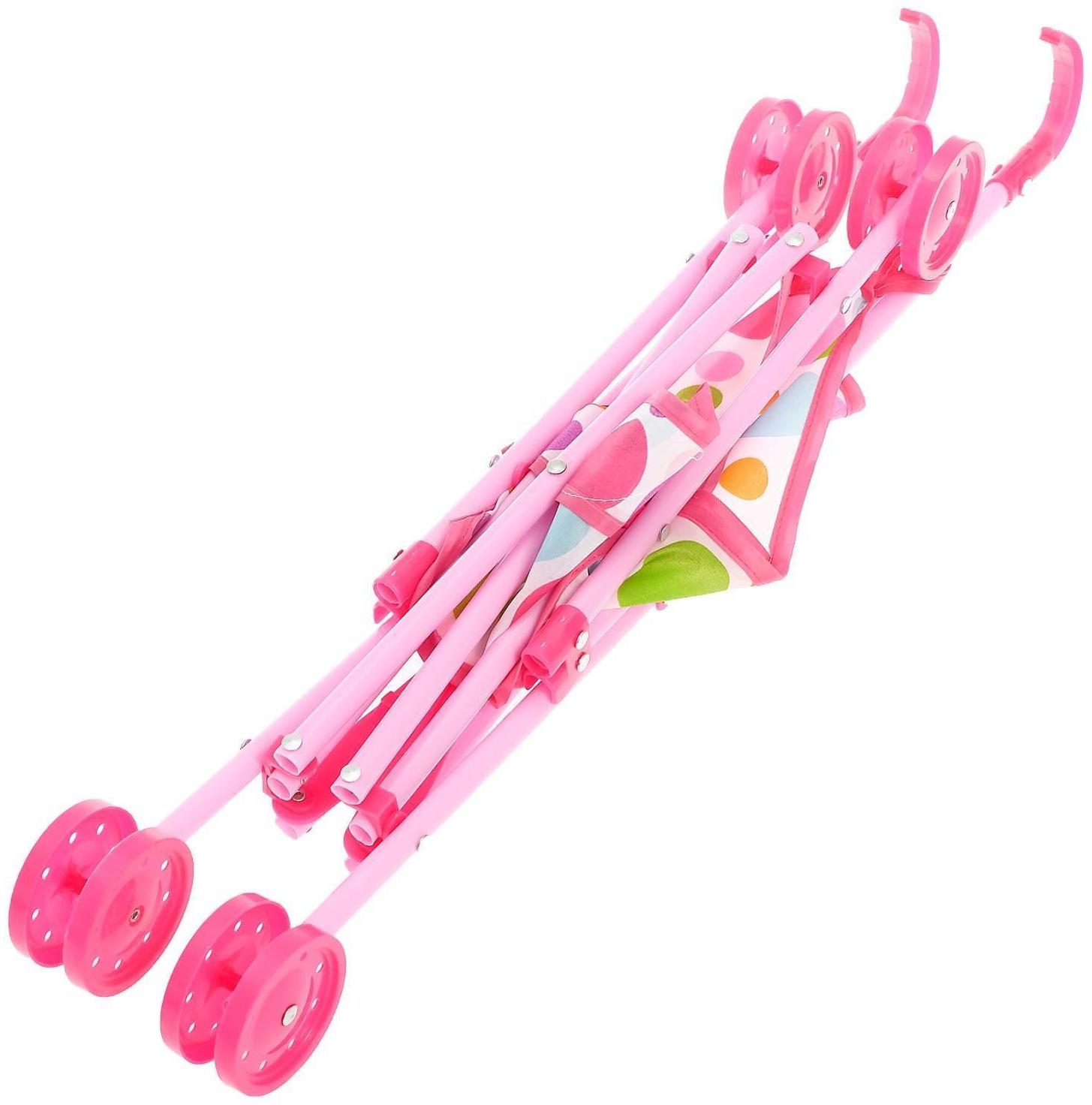 Кукольная коляска-трость, пластиковый каркас