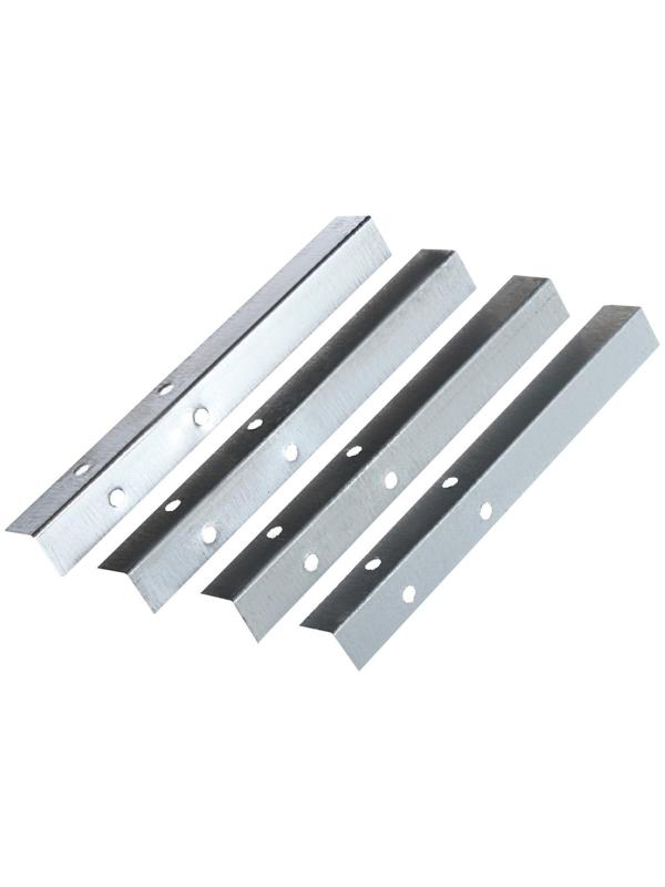 Набор ножек для грядки, 4 шт., оцинкованные, серый, Greengo