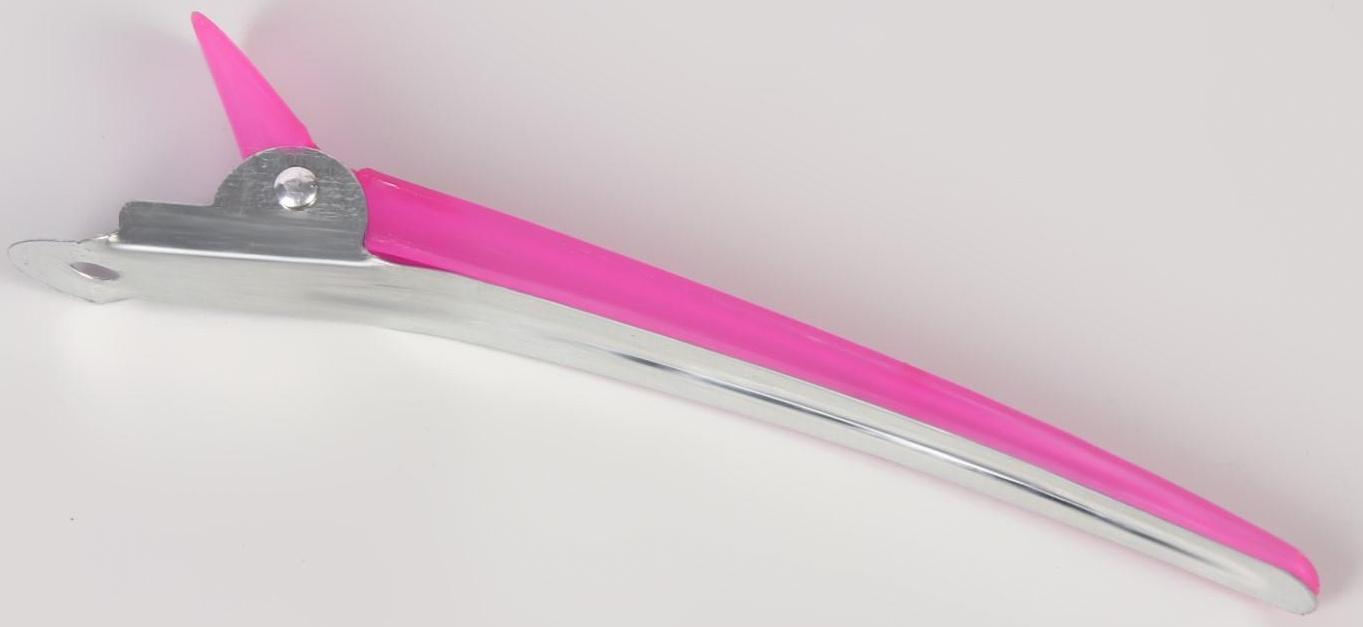 Набор зажимов для волос, 9,5 см, 6 шт, цвет МИКС