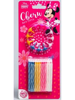 Набор свечей для торта, Минни Маус, 24 шт.