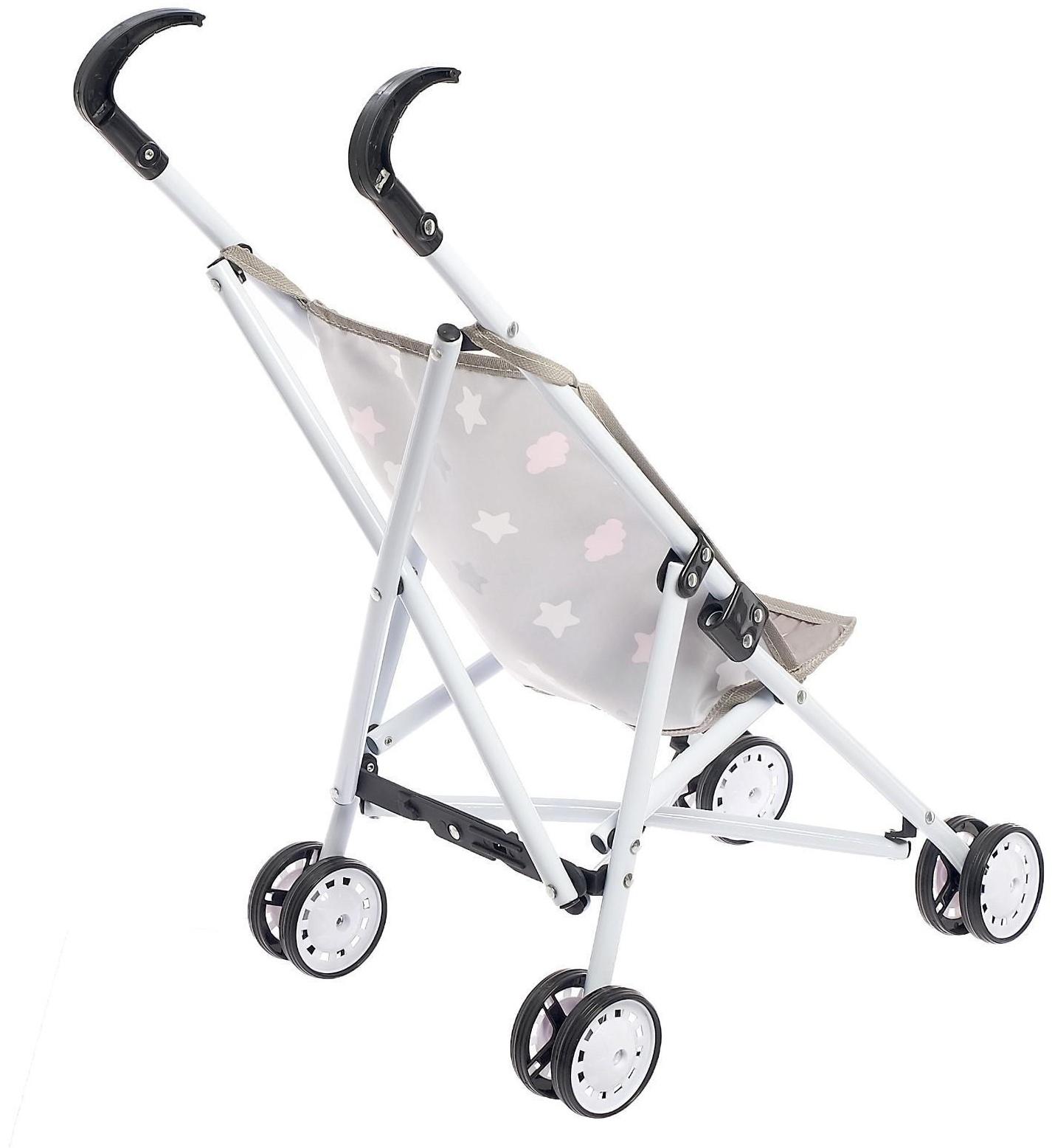 Коляска-трость для куклы, металлический каркас