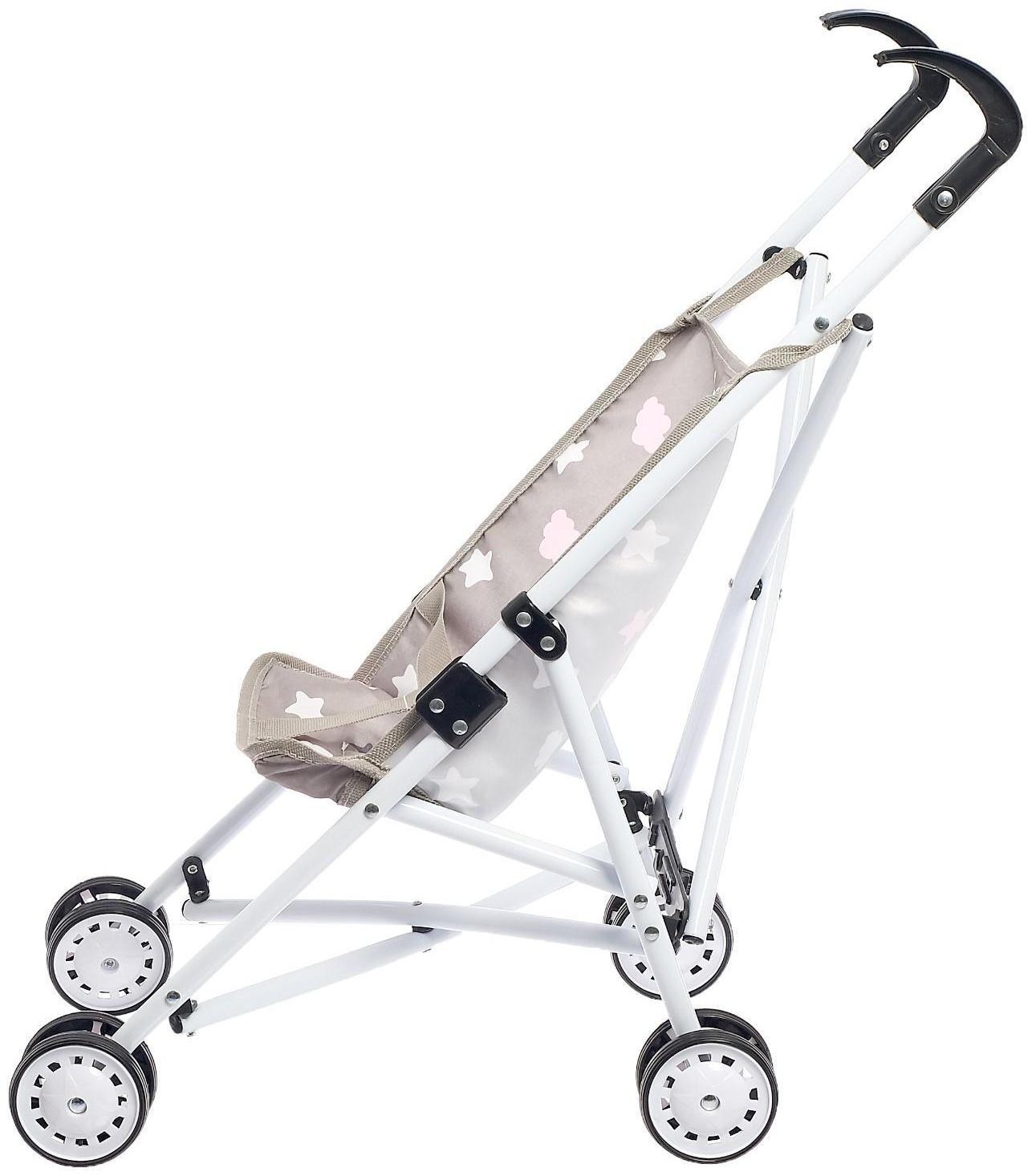 Коляска-трость для куклы, металлический каркас