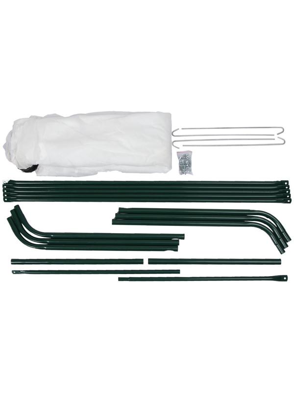 Мини-теплица, 1,25 × 1,4 × 1,15 м, стальной каркас d = 16 мм, спанбонд 60 г/м²