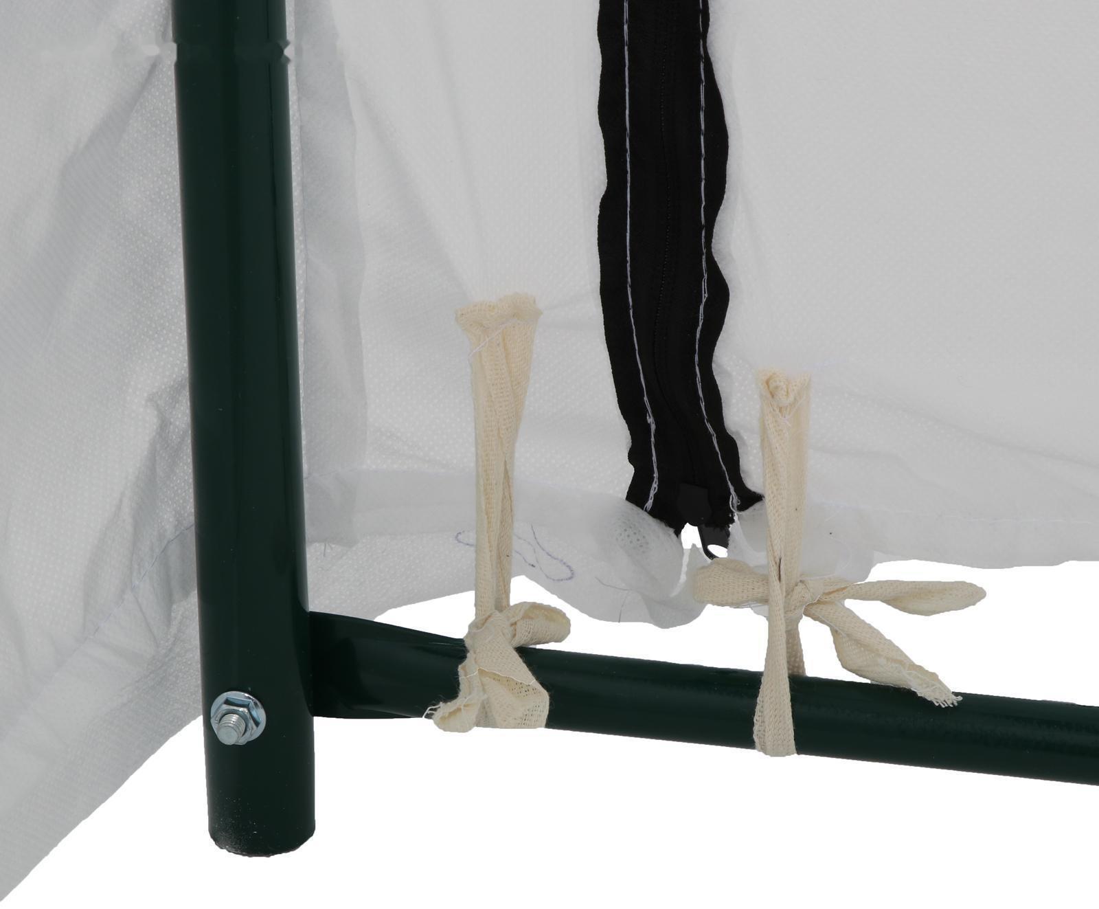 Мини-теплица, 2,5 × 1,4 × 1,15 м, стальной каркас d = 16 мм, спанбонд 60 г/м²