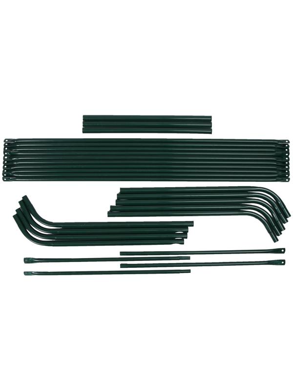 Мини-теплица, 2,5 × 1,4 × 1,15 м, стальной каркас d = 16 мм, спанбонд 60 г/м²