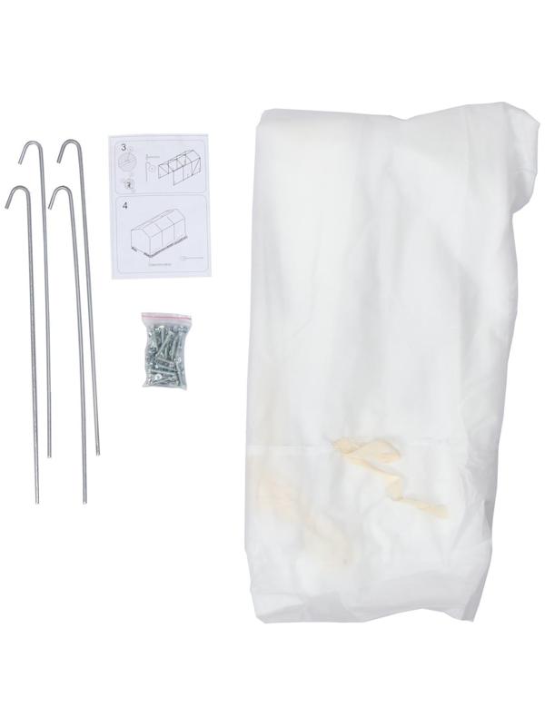 Мини-теплица, 2,5 × 1,4 × 1,15 м, стальной каркас d = 16 мм, спанбонд 60 г/м²