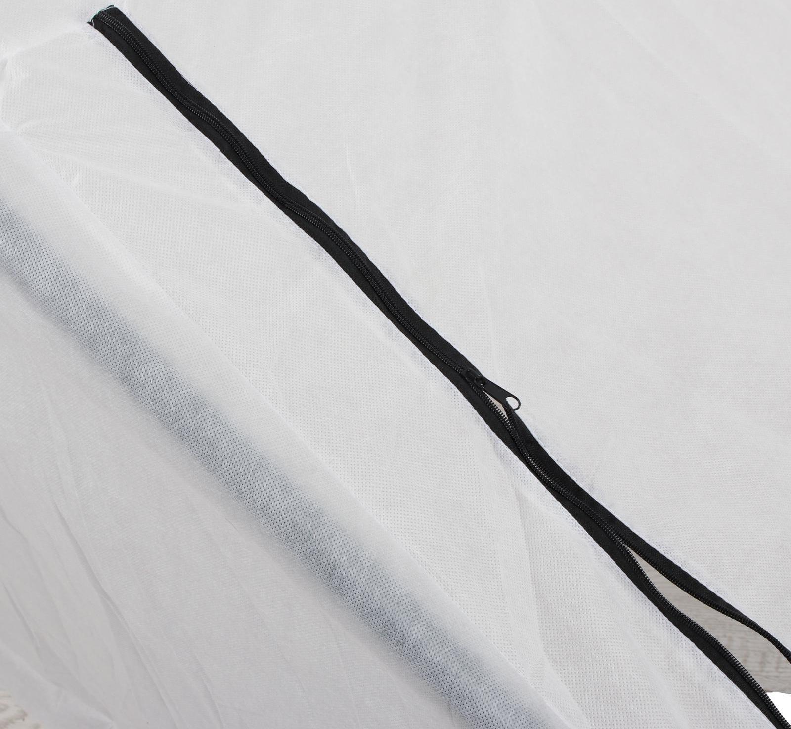 Мини-теплица, 3,7 × 1,4 × 1,15 м, стальной каркас d = 16 мм, спанбонд 60 г/м²