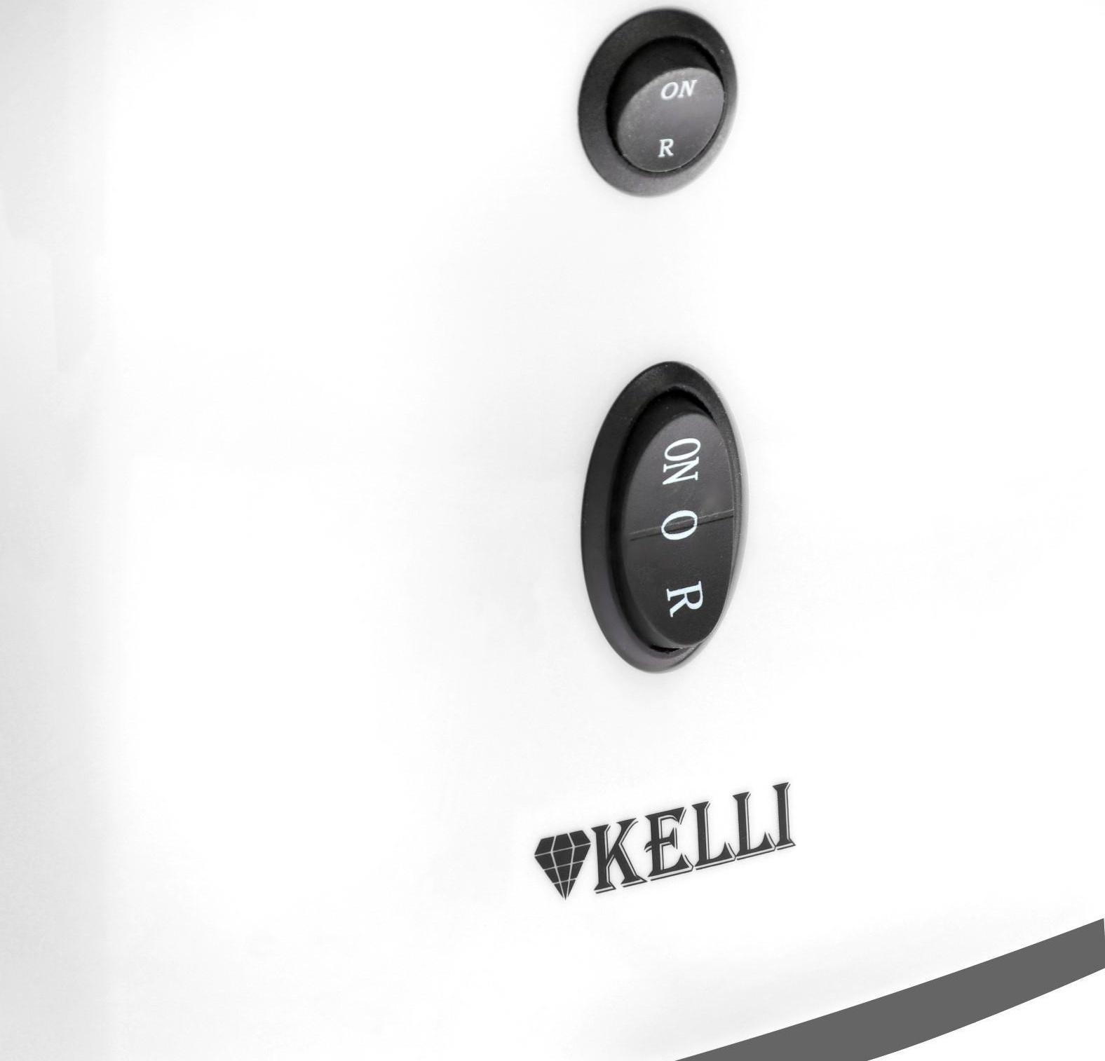 Мясорубка электрическая KELLI KL-5003, 2400 Вт, 2 скорости, 5 насадок, белая